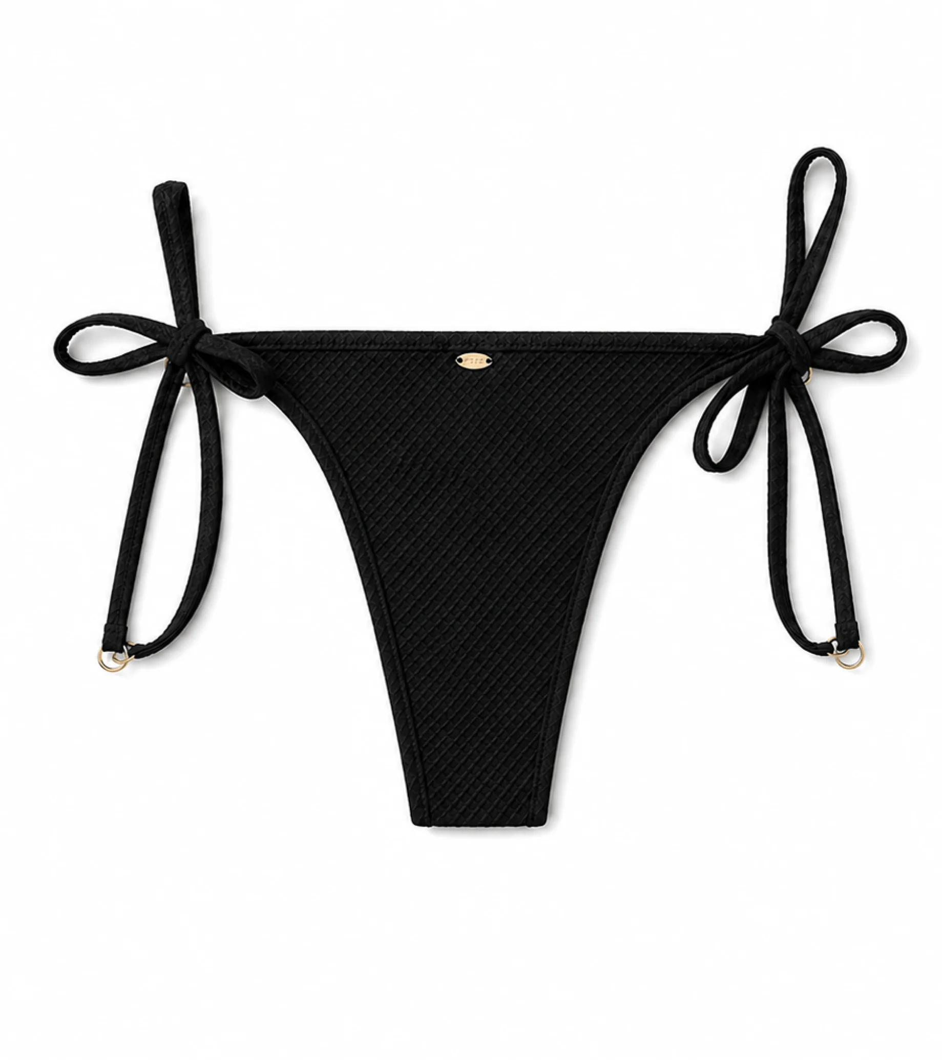 Zwemkleding - Waffle - Brief - Zwart - Image 2
